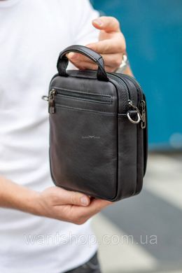 Вместительная сумка-барсетка из натуральной кожи BEXHILL BX-16970