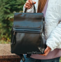 Стильный женский рюкзак из натуральной кожи от Olivia Leather NWBP-144926 Чёрный