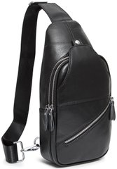 Мужская сумка-слинг кожаная Vip Collection TD-1362