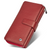 Бордовый женский кошелек из натуральной кожи с блоками для карт ST Leather ST228