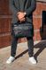 Мужская офисная сумка-портфель из натуральной кожи Tiding Bag SB82 черная
