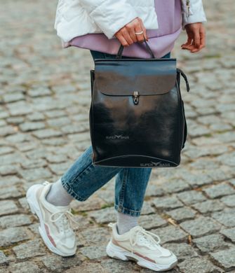 Стильный кожаный женский рюкзак Grays GR-144896