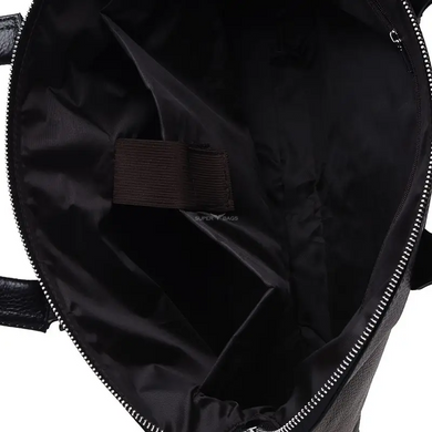 Чорна чоловіча шкіряна сумка для ноутбука Allan Marco АМ-130168