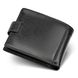 Кожаное мужское портмоне на кнопке ST Leather ST104 Черный