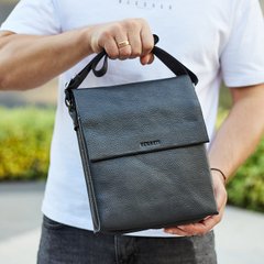 Мужская сумка через плечо из натуральной кожи BEXHILL BX-18850 черная