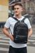 Вместительный мужской рюкзак из натуральной кожи Keizer K-144525-black