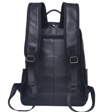 Мужской рюкзак из натуральной кожи Tiding Bag  NM-144897 Черный