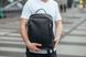 Мужской рюкзак из натуральной кожи Tiding Bag  NM-144897 Черный