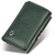 Кожаный маленький кошелек зеленого цвета ST Leather