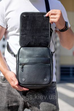 Мужская сумка кожаная Tiding Bag BX-2190 черная