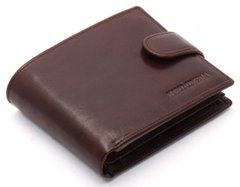Коричневое портмоне с отделением для документов из натуральной кожи Marco Coverna MCB047-896