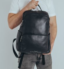 Женский кожаный рюкзак-трансформер в черном цвете Tiding Bag ТВ-130014