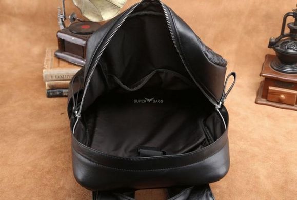 Шкіряний чоловічий рюкзак з плетінням Tiding Bag B3-14440