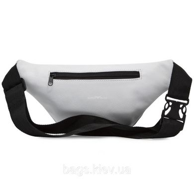 Бананка мужская из натуральной кожи Tiding Bag TD-24015 белая