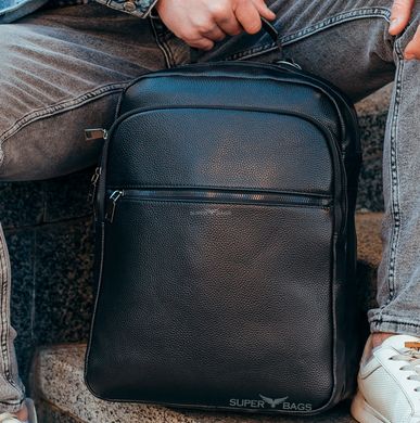 Рюкзак для мужчин из натуральной мягкой кожи Tiding Bag 7280C