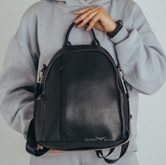 Стильный женский рюкзак из натуральной кожи Borsa Leather K-144562-black