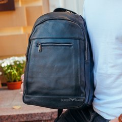 Стильный мужской рюкзак из натуральной кожи Borsa Leather K-133563-black