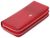 Красный лаковый кошелек-клатч из натуральной кожи на две молнии с ремешком для руки ST Leather S5001A