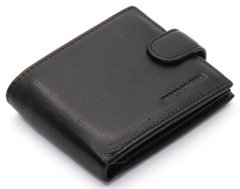 Черное классическое портмоне из натуральной кожи Marco Coverna MC-2003-1