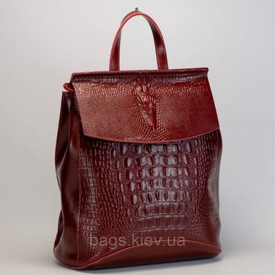 Модний червоний жіночий рюкзак - сумка Крокодил Tiding Bag