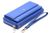Синий женский кошелек-клатч из натуральной кожи с блоком для карт ST Leather ST024