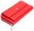 Красный многофункциональный кошелек-клатч из натуральной кожи ST Leather ST027