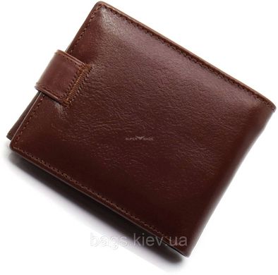 Класичне чоловіче портмоне з натуральної шкіри ST Leather ST102 Коричневий