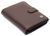 Вертикальне коричневе шкіряне портмоне з блоком для документів ST Leather
