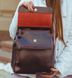 Стильный женский рюкзак-сумка из натуральной кожи Olivia Leather NWBP-144933 Коричневый