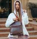 Стильный женский рюкзак-сумка из натуральной кожи Olivia Leather NWBP-144933 Коричневый