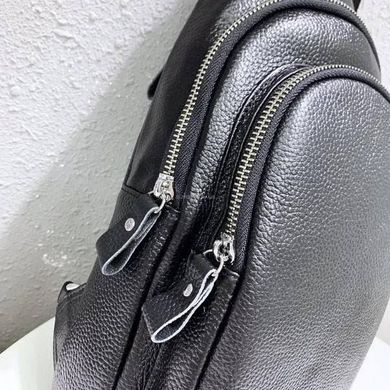 Мужской кожаный рюкзак на одну шлейку Tiding Bag