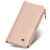 Светло-розовый кошелек-клатч из натуральной кожи с блоком для карт ST Leather