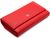 Большой женский кошелек красного цвета из натуральной кожи под много карт ST Leather