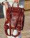 Красный женский рюкзак из натуральной кожи Tiding Bag - 24398