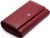 Бордовый женский кошелек из натуральной кожи с блоком под карты ST Leather