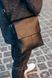 Мужской кожаный мессенджер с клапаном  в черном цвете из натуральной кожи Tiding Bag 1033