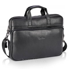 Сумка-портфель для ноутбука мужская кожаная 16.5 дюймов Tiding Bag SB73